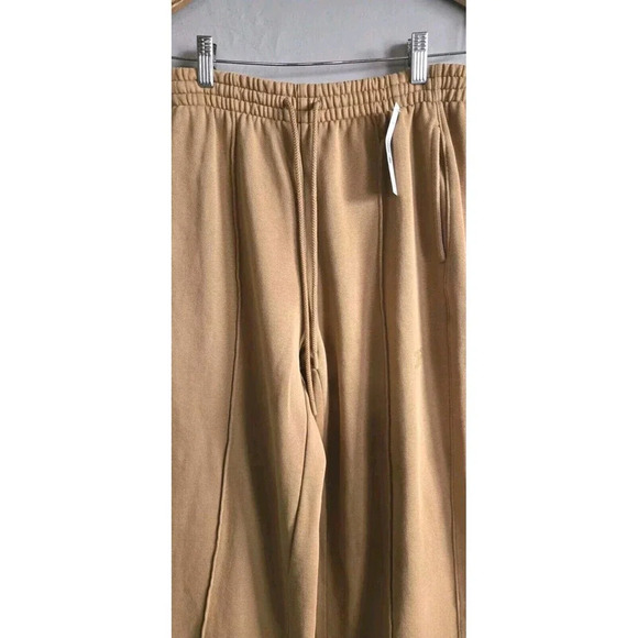 Pink Wide Leg Pants Womens SP Tan Relaxed Fit Ivy Fleece Victoria’s Secret NWT - Picture 2 of 8